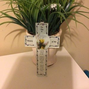 Unique Christian Crystal Hanger Cross.